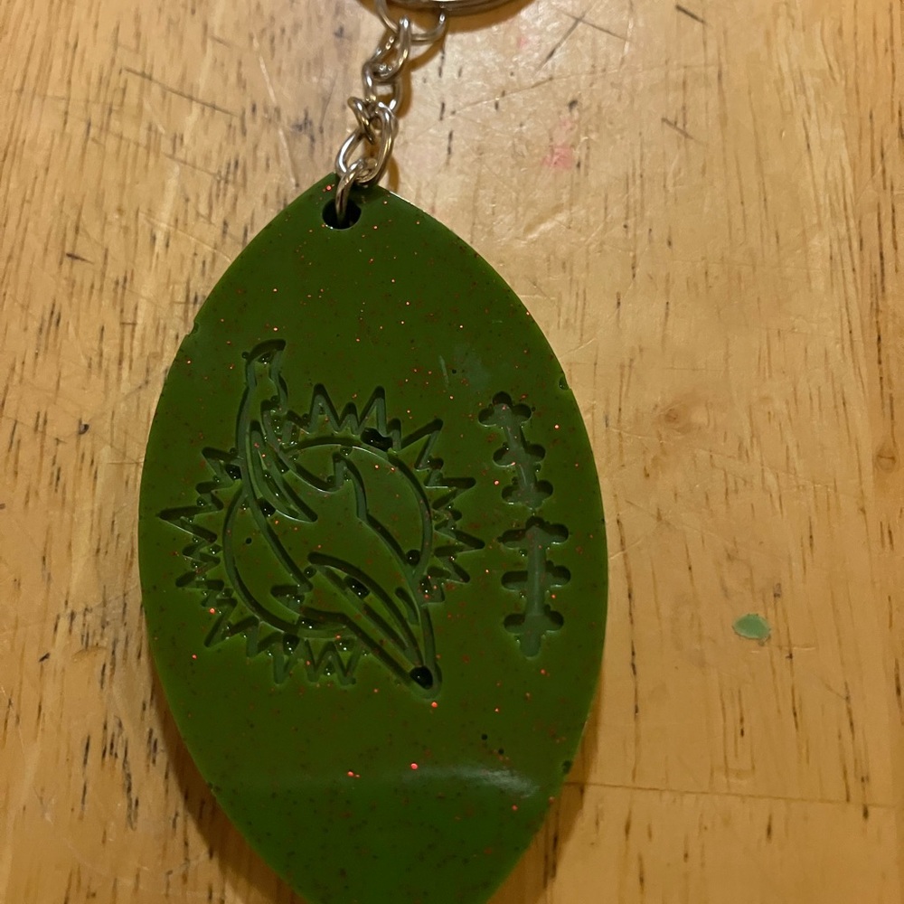 Handmade resin keychain
